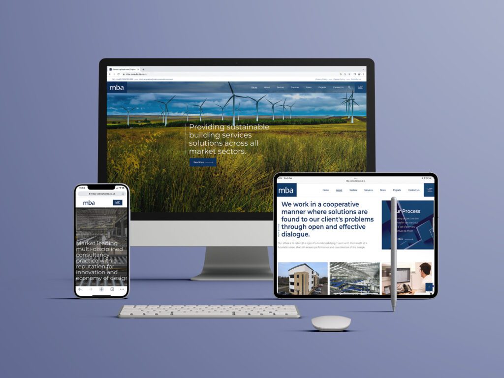 MBA website design