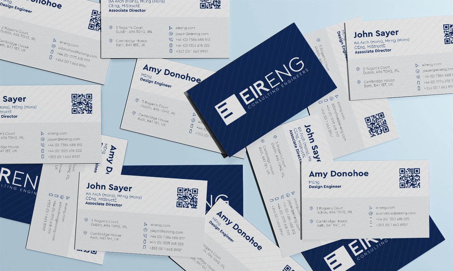 Eireng business card design branding